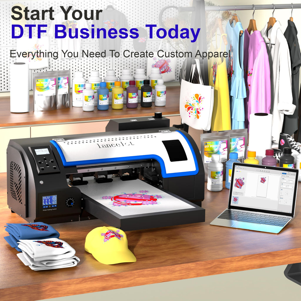 Lancelot M1630 Pro DTF Printer Bundle with Auto Maintenance
