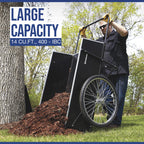 Strongway Garden Cart, 400-Lb. Capacity, 48in., 14 Cu. Ft. 48in.L x 29in.W