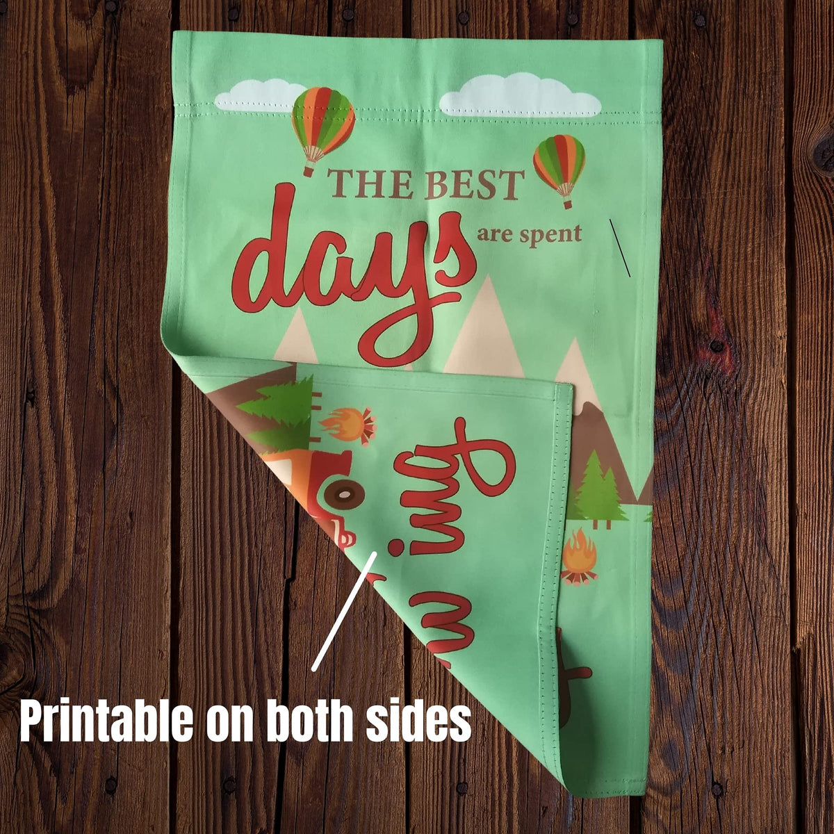 100 Pcs Sublimation Blank Garden Flags 100% Polyester 3 Layer Double-Sided Ready for Printing Garden or Lawn Banner | 12x18in DIY Vinyl or Dye Sublimation Blank Flags Pack of 100