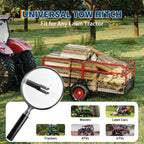 Garvee Tow Behind Dump Trailer for ATV UTV 1500 lbs 20 Cubic Feet