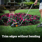 WORX Cordless Grass Shear & Shrub Trimmer, 20V with Extension Pole, WG801.4