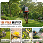PetraTools 3 Gallon Battery Powered Backpack Sprayer - 2.5 Hour Runtime